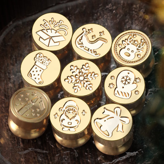 Christmas Wax Seal Stamp Brass Heads