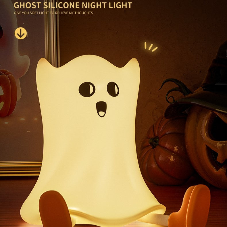 Ghost Silicone Night Light with Timer