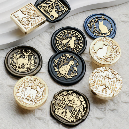 Dreamy Animal Wax Seal Stamp Brass Heads