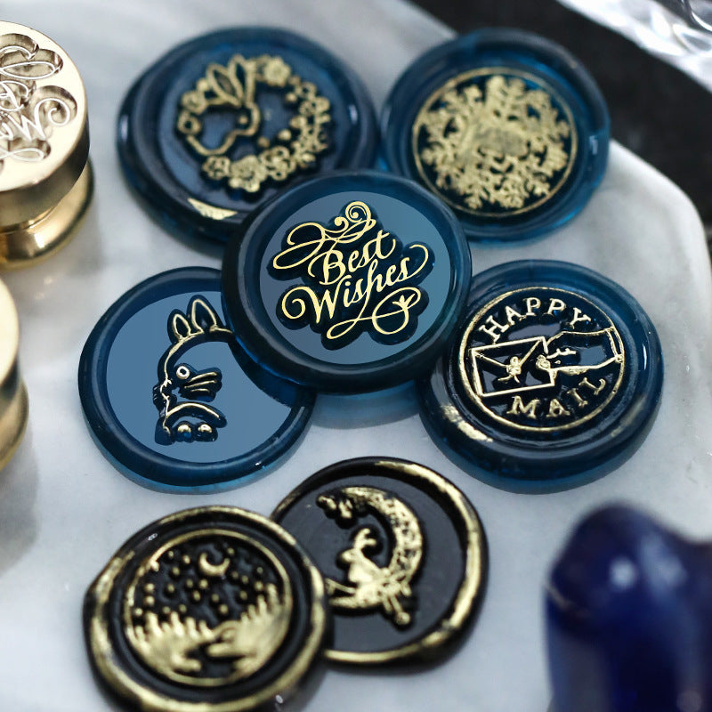 1.5cm Mini Brass Wax Seal Stamp Heads