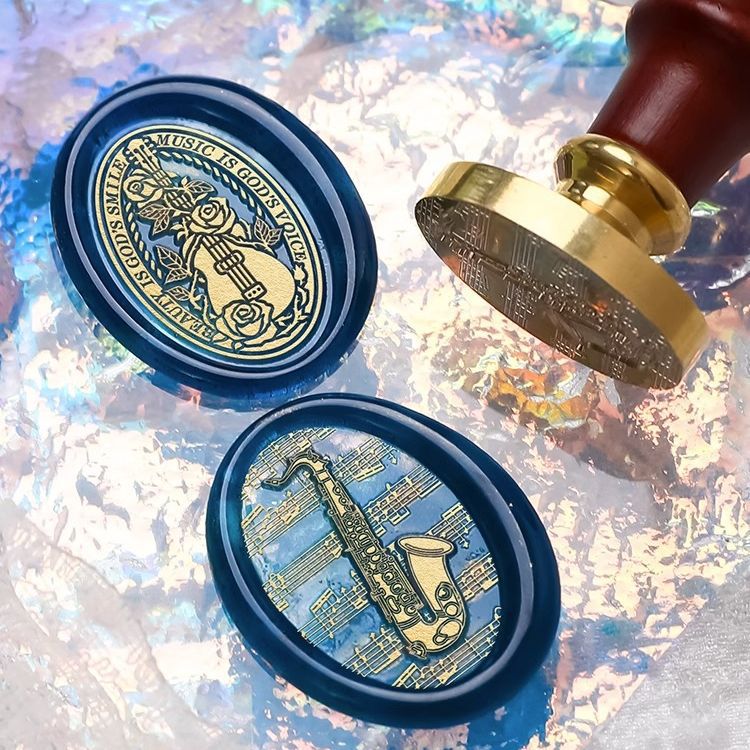 Music Gift Series Wax Seal Brass Heads