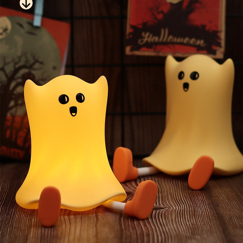 Ghost Silicone Night Light with Timer