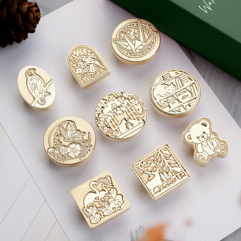 Dreamy Animal Wax Seal Stamp Brass Heads