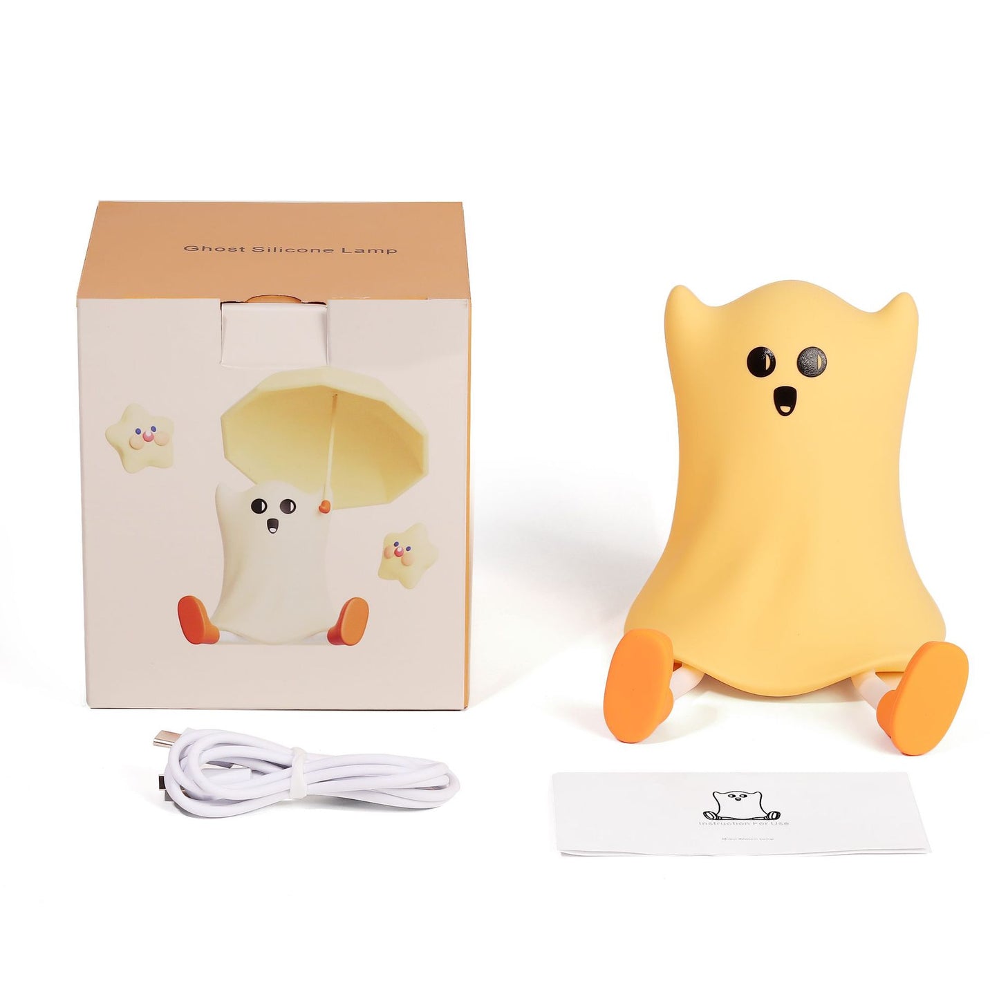 Ghost Silicone Night Light with Timer