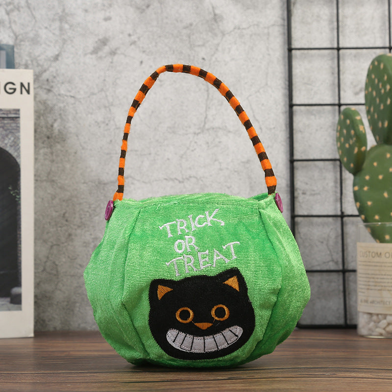 Halloween Themed Plush Trick-or-Treat Bags