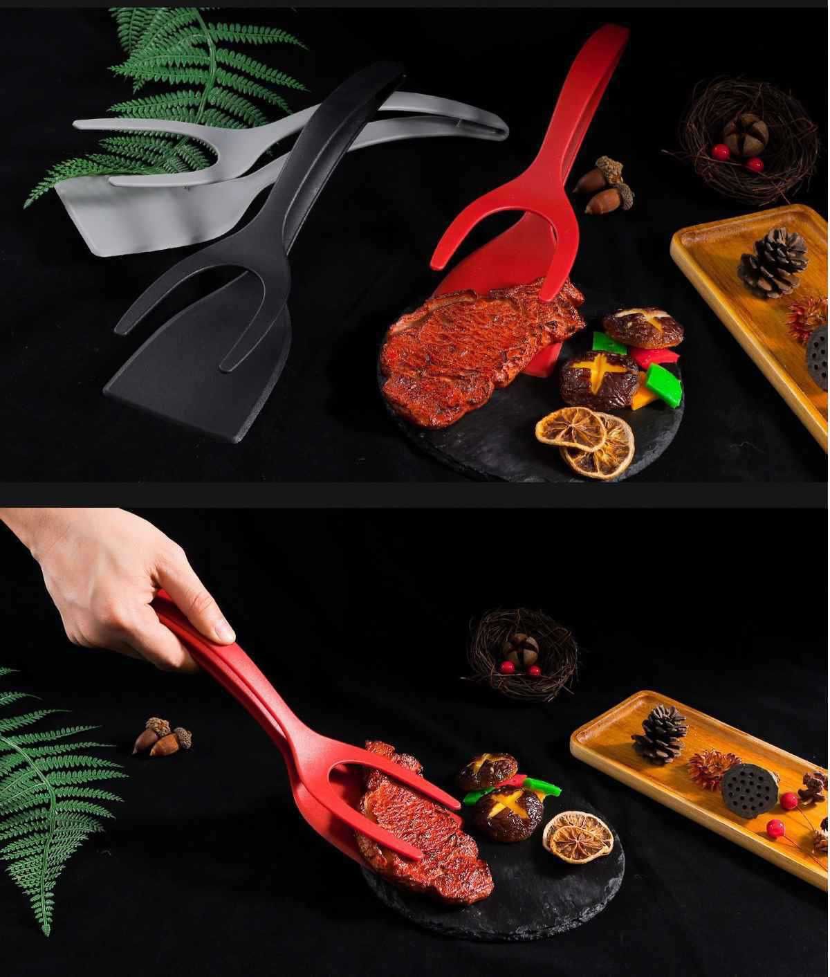 2-in-1 Nylon Spatula Frying Holder