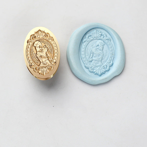 Engraved Brass Wax Seal Stamp Heads