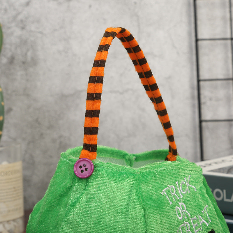 Halloween Themed Plush Trick-or-Treat Bags