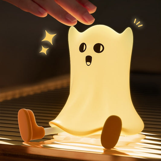 Ghost Silicone Night Light with Timer