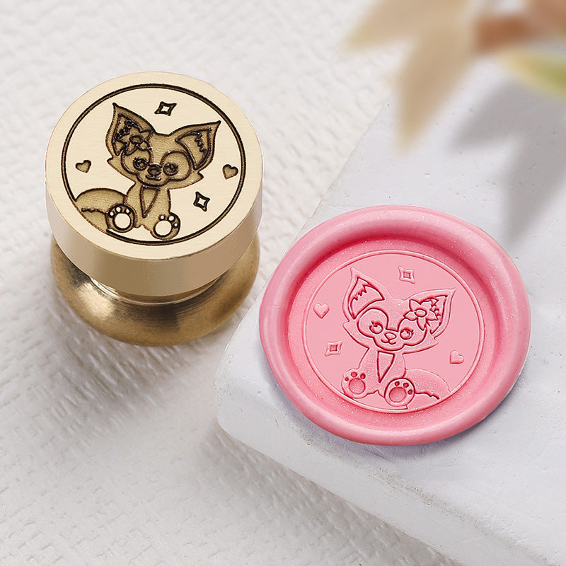 Cute Animal Mini Laser Wax Seal Stamp Heads