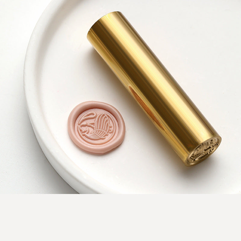 Mini Solid Brass Wax Seal Stamp Heads