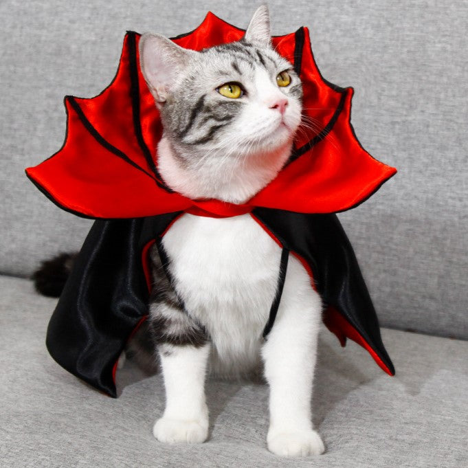 Halloween Pet Vampire Cloak Costume