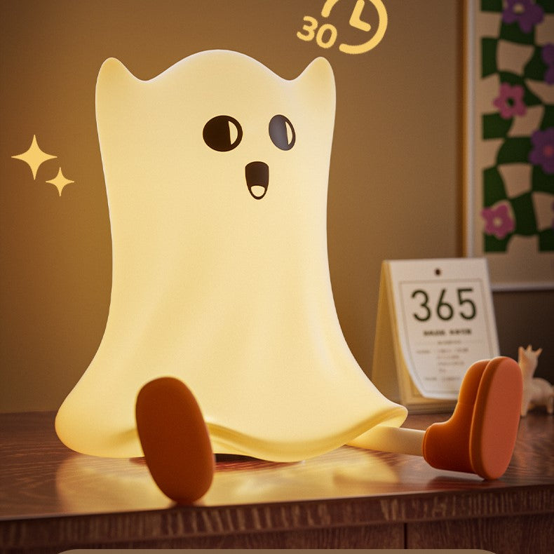 Ghost Silicone Night Light with Timer