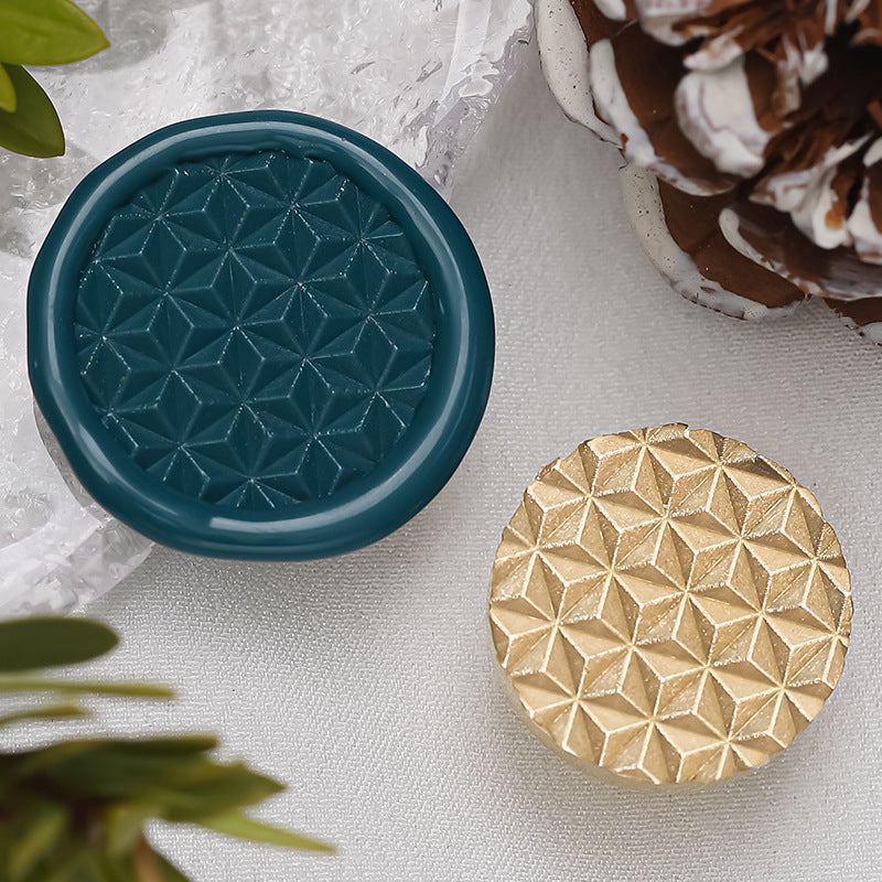 Textured Brass Wax Seal Stamp Heads