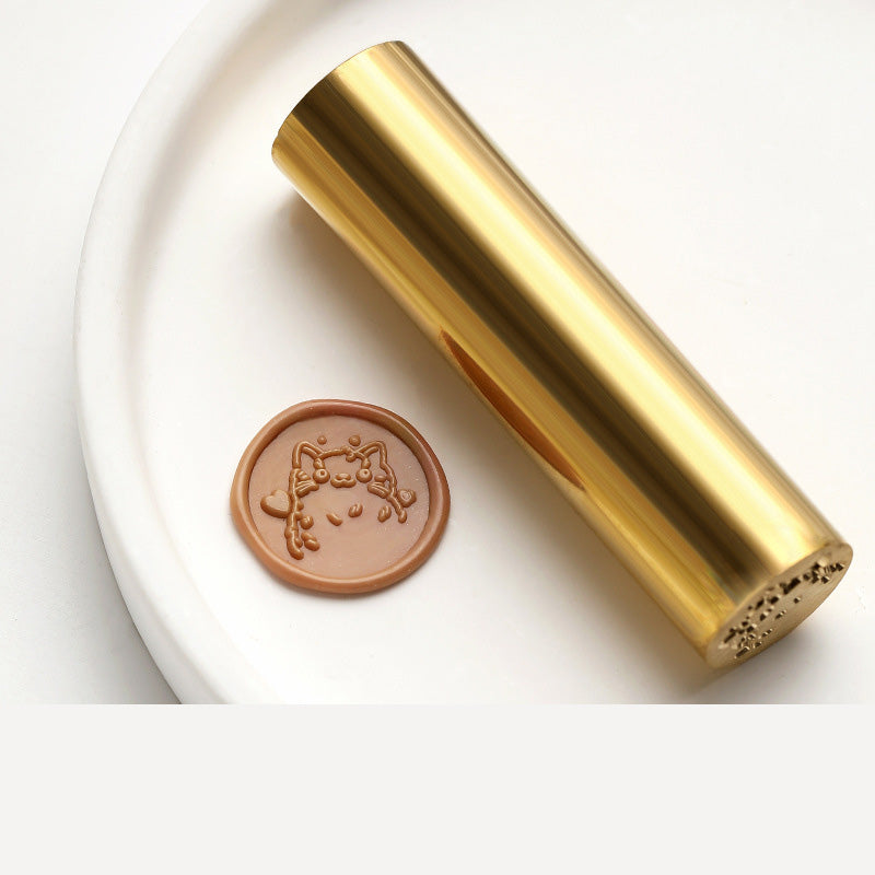 Mini Solid Brass Wax Seal Stamp Heads