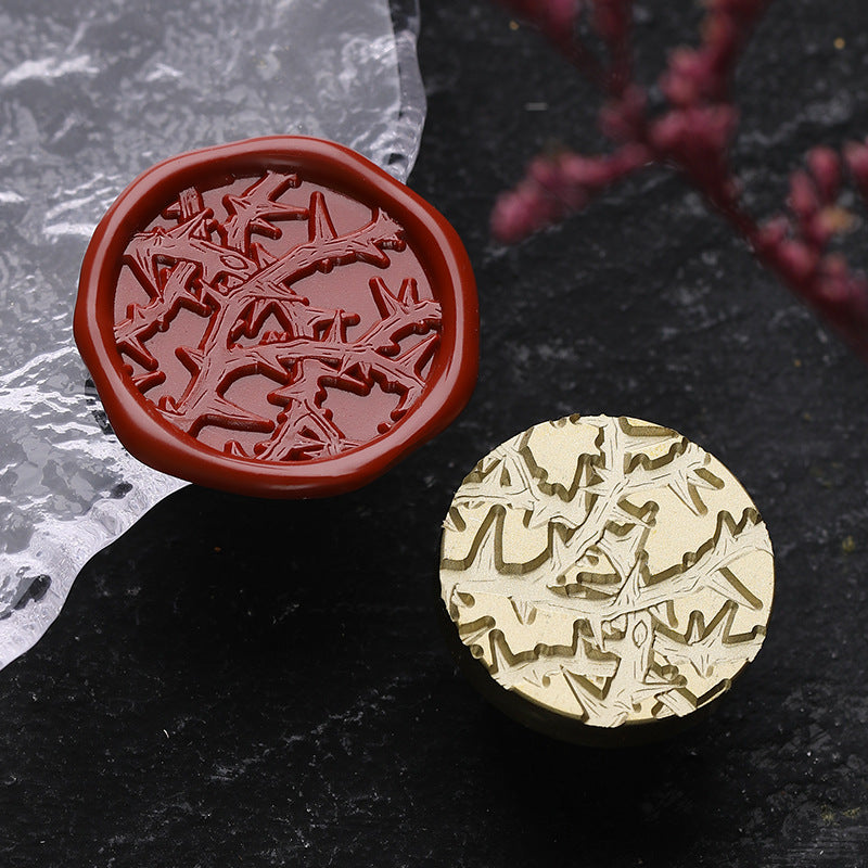 Gothic Series Engraved Wax Seal Stamps Brass Heads