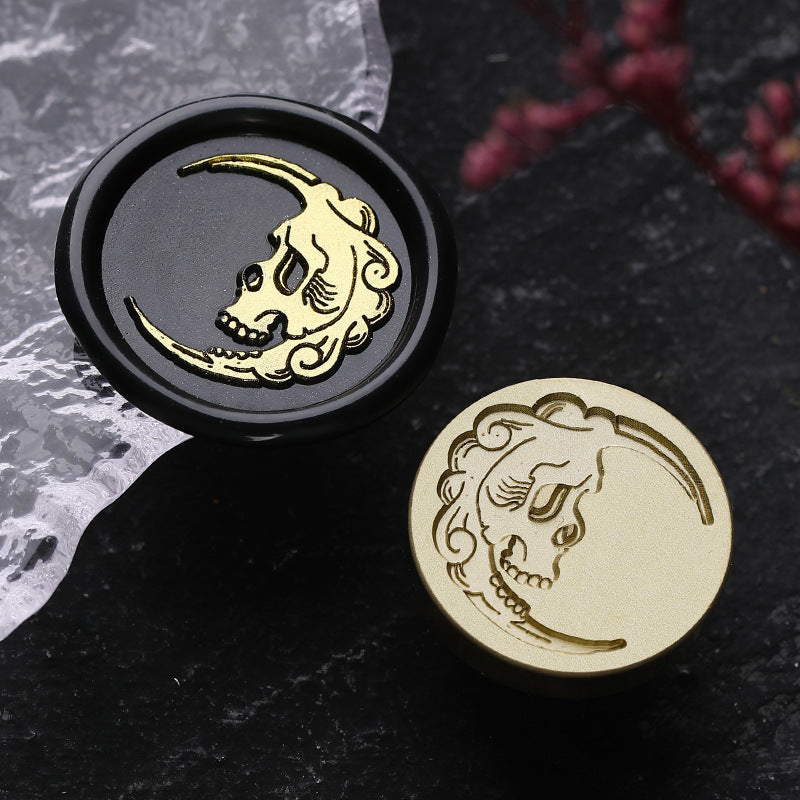 Gothic Series Engraved Wax Seal Stamps Brass Heads