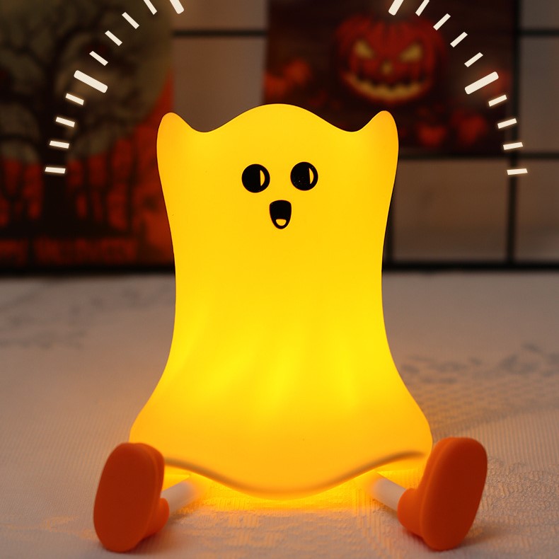 Ghost Silicone Night Light with Timer