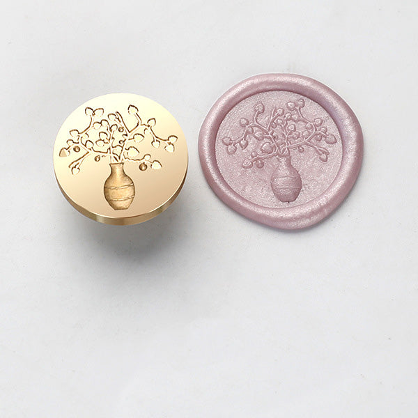 Engraved Brass Wax Seal Stamp Heads