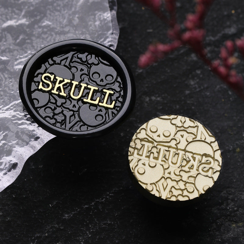 Gothic Series Engraved Wax Seal Stamps Brass Heads