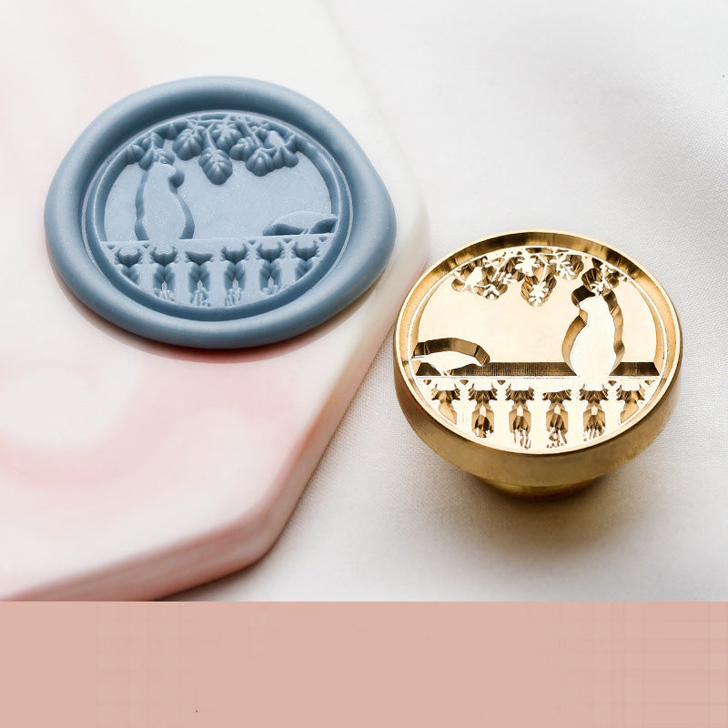 Adorable Animal Series Brass Wax Seal Stamp Heads