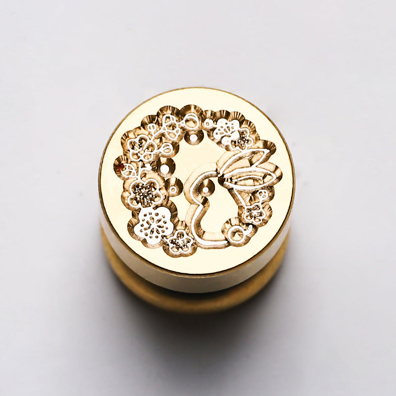 1.5cm Mini Brass Wax Seal Stamp Heads