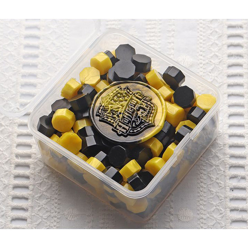 Hufflepuff Series Brass Head and Wax Beads