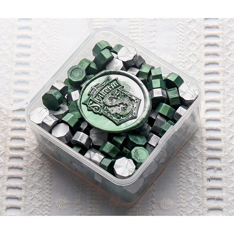 Slytherin Series Brass Head and Wax Beads