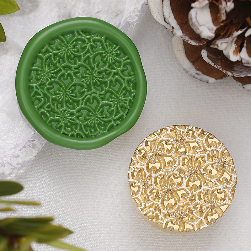 Textured Brass Wax Seal Stamp Heads