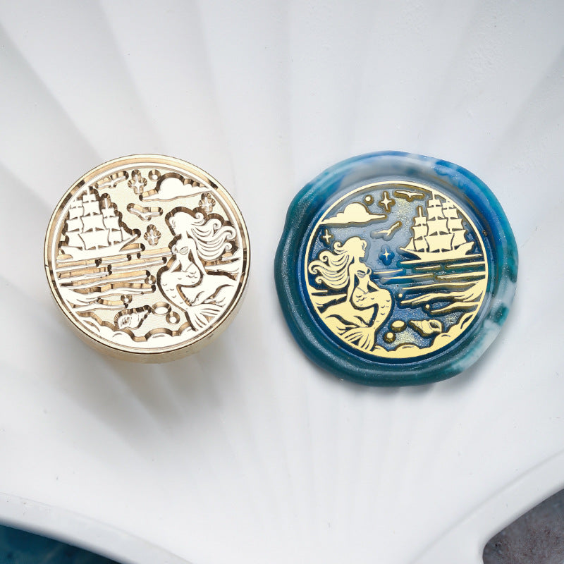 Ocean Series Wax Seal Brass Heads