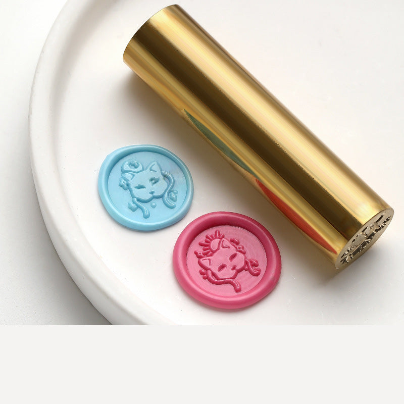 Mini Solid Brass Wax Seal Stamp Heads