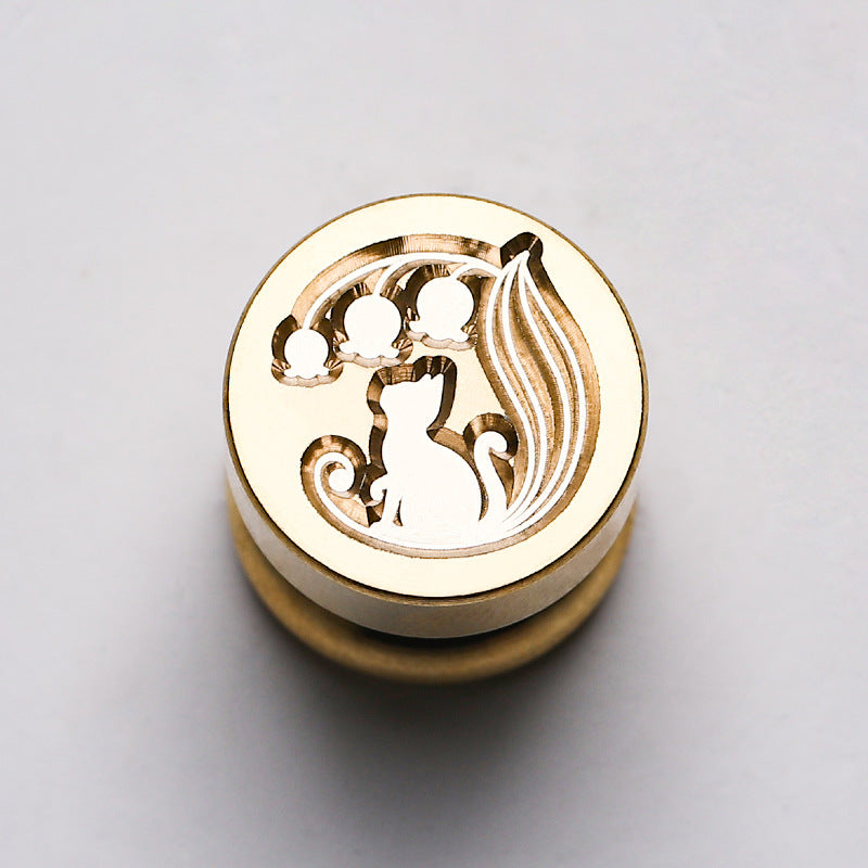 1.5cm Mini Brass Wax Seal Stamp Heads