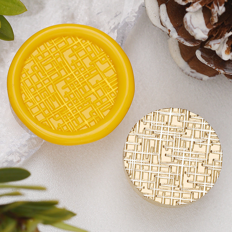 Textured Brass Wax Seal Stamp Heads