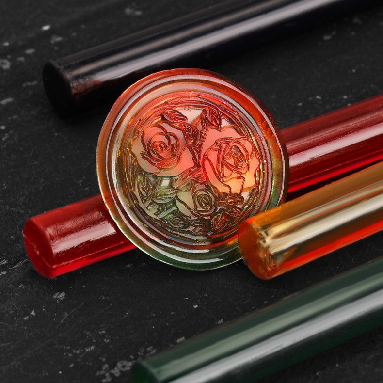 1.1cm Round Translucent Crystal Wax Sticks