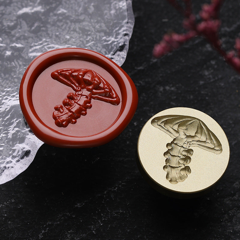 Gothic Series Engraved Wax Seal Stamps Brass Heads