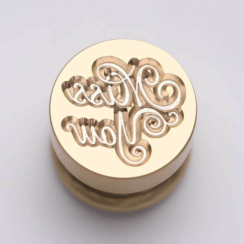 1.5cm Mini Brass Wax Seal Stamp Heads