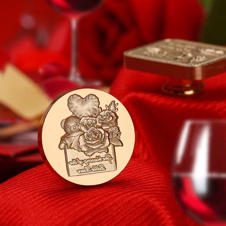 Romantic Series Wax Seal Brass Heads