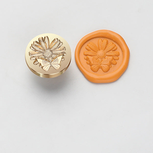 Engraved Brass Wax Seal Stamp Heads