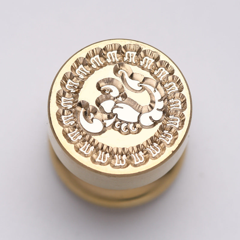 1.5cm Mini Brass Wax Seal Stamp Heads