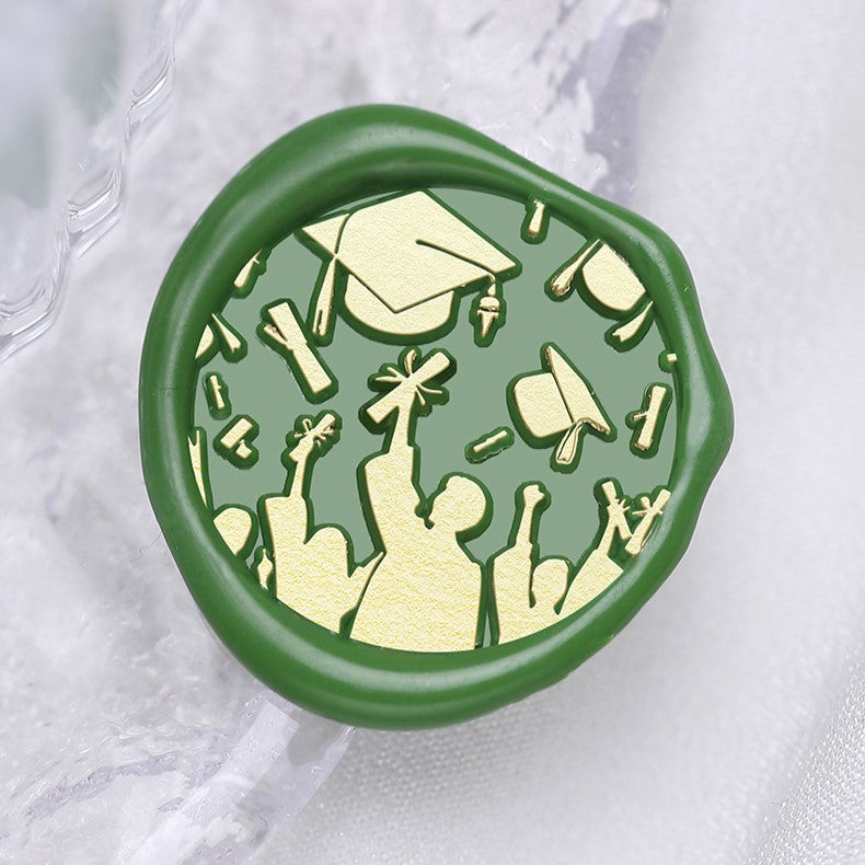 Graduation Season Brass Wax Seal Head