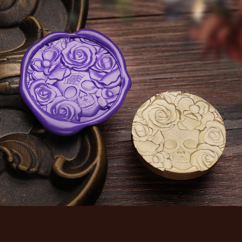 Gothic Series Engraved Wax Seal Stamps Brass Heads