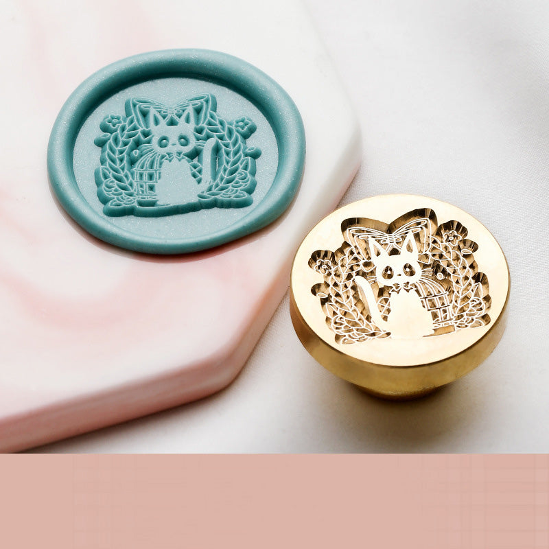 Adorable Animal Series Brass Wax Seal Stamp Heads