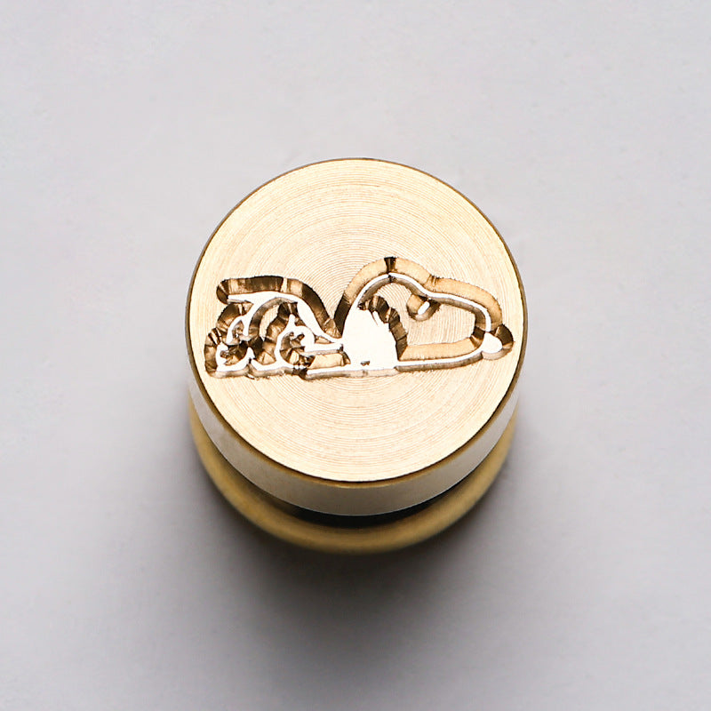 1.5cm Mini Brass Wax Seal Stamp Heads