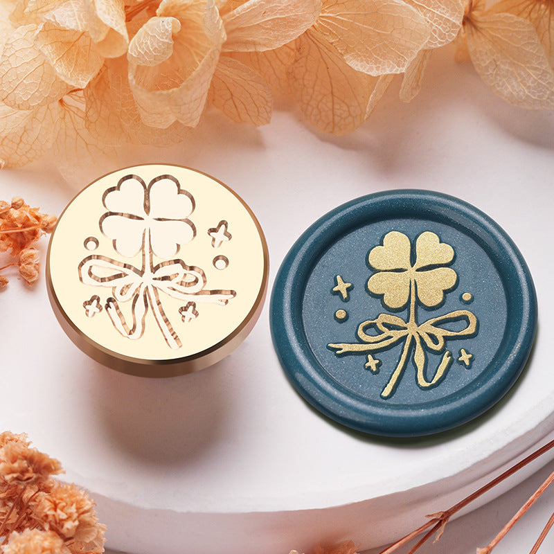 Floral Brass Wax Seal Stamp Heads