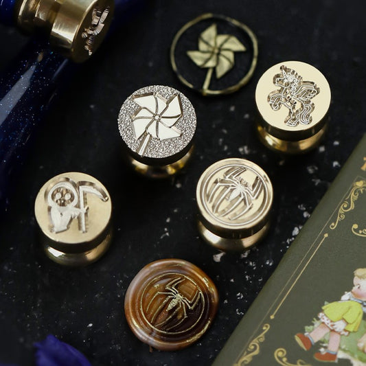 1.5cm Mini Brass Wax Seal Stamp Heads