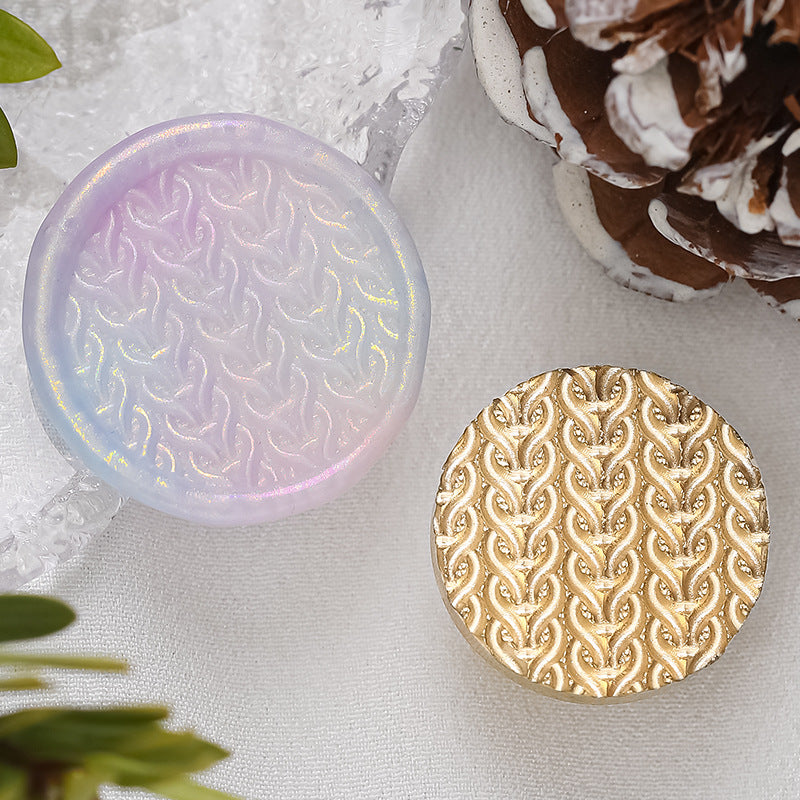 Textured Brass Wax Seal Stamp Heads