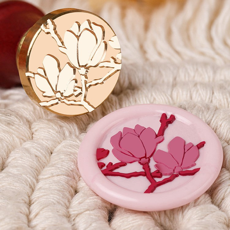 Floral Brass Wax Seal Stamp Heads