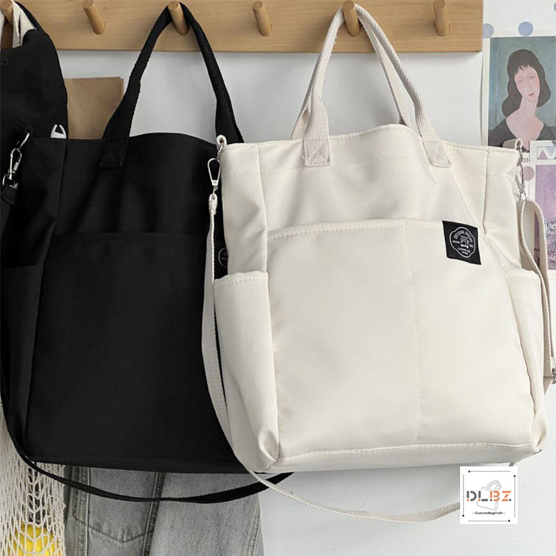 New Zipper Multi-Pocket Casual Single-Shoulder Crossbody Tote Bag