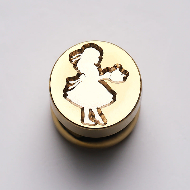 1.5cm Mini Brass Wax Seal Stamp Heads