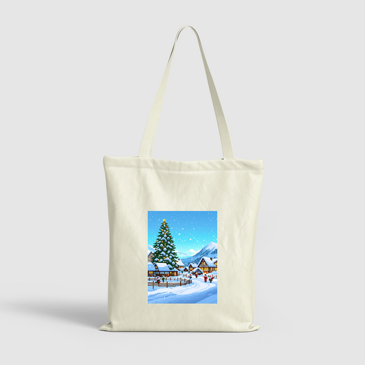 Christmas Winter Wonderland Canvas Bag